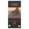 Шоколад чорний Вишня з мигдалем Cachet Bio Organic Cherries & Almonds, 100 г Бельгія