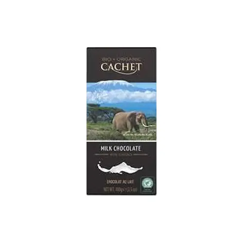 Шоколад молочний Cachet Bio Organic 40% какао 100 г Бельгія