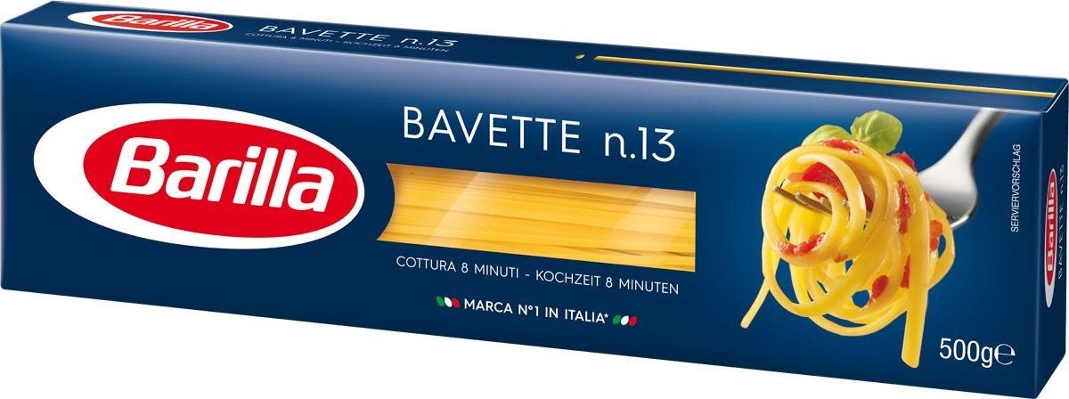 Макаронні вироби Bavette Barille (локшина) N 13 Італія 500г