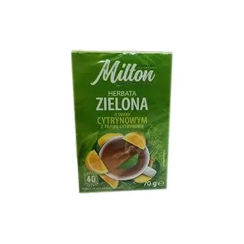 Чай зелений Milton з лимоном Польща (40 пакет) 70 г