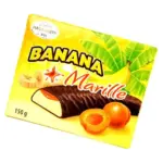 Цукерки шоколадні Banana Himbeere (Бананове суфле з малиною) Hauswirth Австрія 150г