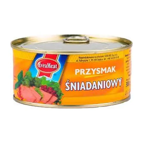 Паштет сніданок делікатесний Przysmak Sniadaniowy Evra Meat Польща 300г