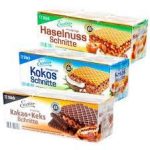 Вафлі Excelsior Kokos Schnitte з кокосом 250 г/12ШТ. ГЕРМІЯ