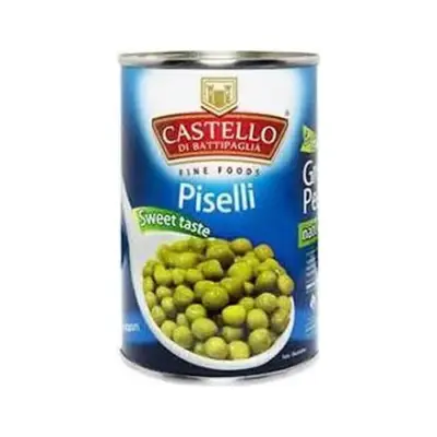 Зелений горошок Castello Green  ⁇  Peas 400 г Італія