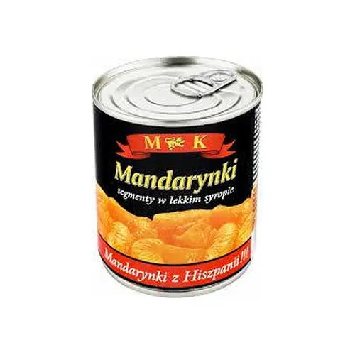 Мандарини консервовані часточками M&K 312 г Польща