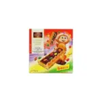 Печиво хрустке із шоколадно-кармелевою начинкою і ММДемсами Feiny Biscuits Caramel Schoko Riegel, 162 г.