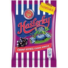 Льодяники на травах з чорною смородиною Haslerky Cerny Rybiz Nestlé 90г Чехія