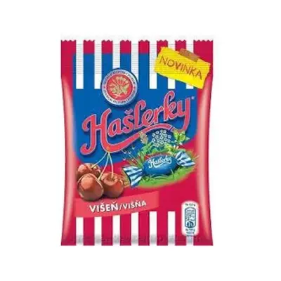 Льодяники на травах з вишнею Haslerky Visen Nestlé 90г Чехія