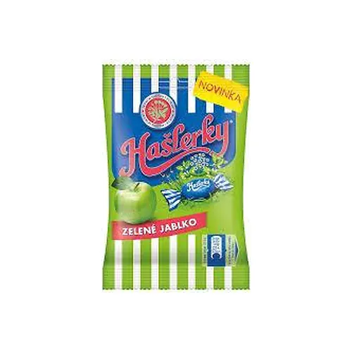 Льодяники на травах із яблуком Haslerky Zelene Jabloko Nestlé 90 г Чехія