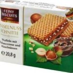 Вафлі з лісовим горіхом Feiny Biscuits Haselnuss Schnitte 166,4 р/8шт. Австрія