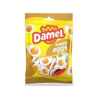Желейні цукерки БЕЗ ГЛЮТЕНА Happy Eggs (яєчниці) Damel Іспанія 80г