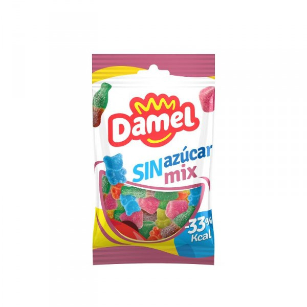 Желейні цукерки БЕЗ САХАРА та ГЛЮТЕНА Damel Sin azucar Sweet Mix (солодкий мікс) Іспанія 90 г