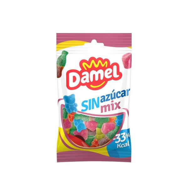 Желейні цукерки БЕЗ САХАРА та ГЛЮТЕНА Damel Sin azucar Sweet Mix (солодкий мікс) Іспанія 90 г