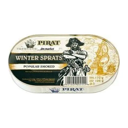 Шпроти в олії Pirat (Пірат) Польща 160г