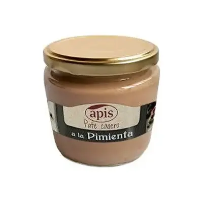Паштет зі свинячої печінки "Ароматний перець" Pate Pimienta Apis 160 г Іспанія