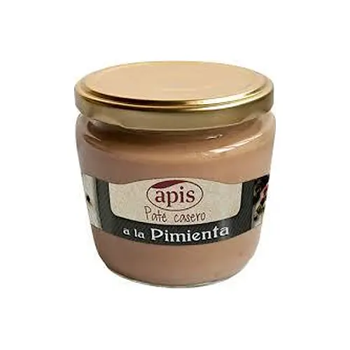 Паштет зі свинячої печінки “Ароматний перець” Pate Pimienta Apis 160 г Іспанія
