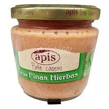 Паштет зі свинячої печінки з зеленню Apis Pate Finas Hierbas 160 г Іспанія