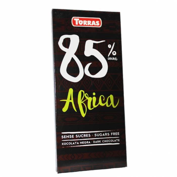 Шоколад без цукру Torras Africa 85% 100г Іспанія