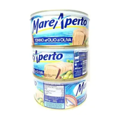 Тунець в оливковій олії MARE APERTO Tonno all Olio di Oliva Італія 900г