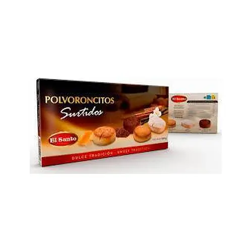 Печиво з мигдальним борошном асорті El Santo Polvoroncitos Surtidos 150 г Іспанія