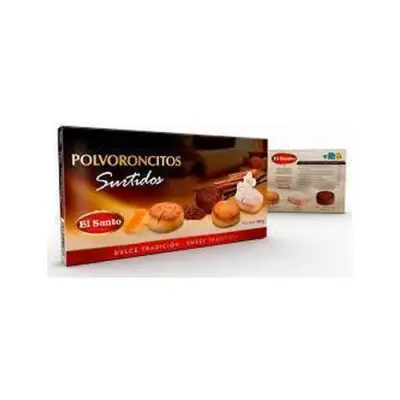 Печиво з мигдальним борошном асорті El Santo Polvoroncitos Surtidos 150 г Іспанія
