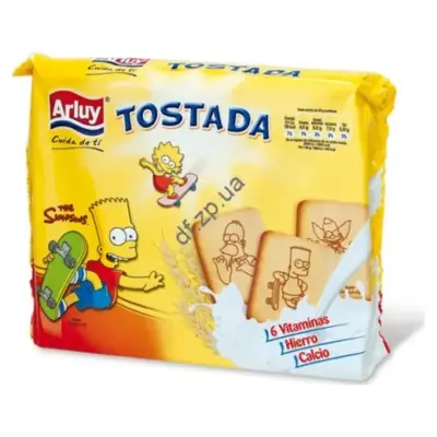 Печиво Tostada Сімсони Arluy (3x240г) 720 г Іспанія
