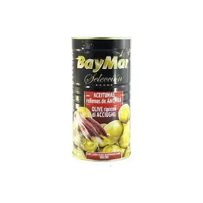 Оливки зелені фаршировані анчоусом Bay Mar Seleccion 300 г Іспанія