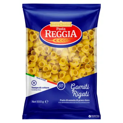 Макаронні вироби Pasta Reggia 60 Gomiti Rigati лікті 500 г Італія