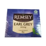 Чай чорний Сивий Граф із бергамотом міцний Remsey Earl Grey strong (75х1,75г) 131,25г Польща
