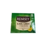 Чай чорний Сивий Граф з бергамотом та лимоном Remsey Earl Grey (75х1,75г) 131,25г Польща
