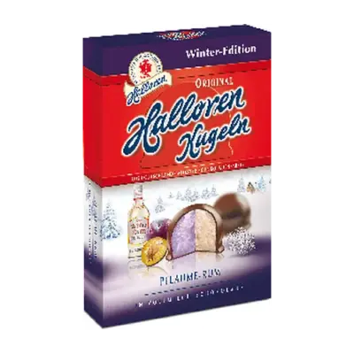 Цукерки зі сливовим ромом Halloren Kugeln Pflaume Rum 125г Німеччина