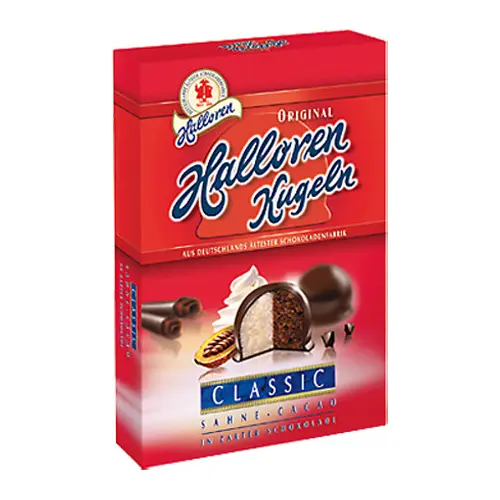 Цукерки Sahne-Cacao Halloren Kugeln (какао-вершки) 125г Німеччина