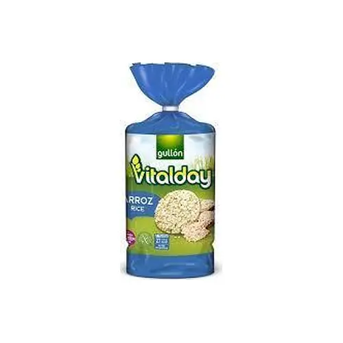Хлібці без глютену з рисом Vitalday Gullon Іспанія 130г