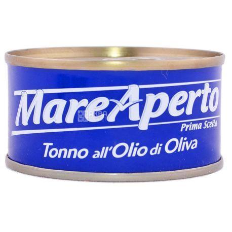Тунець філе Mare Aperto Natural в оливковій олії 160 г Італія