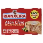 Тунець в оливковій олії Rianxeira Atun Claro en Aceite de Oliva 80г Іспанія