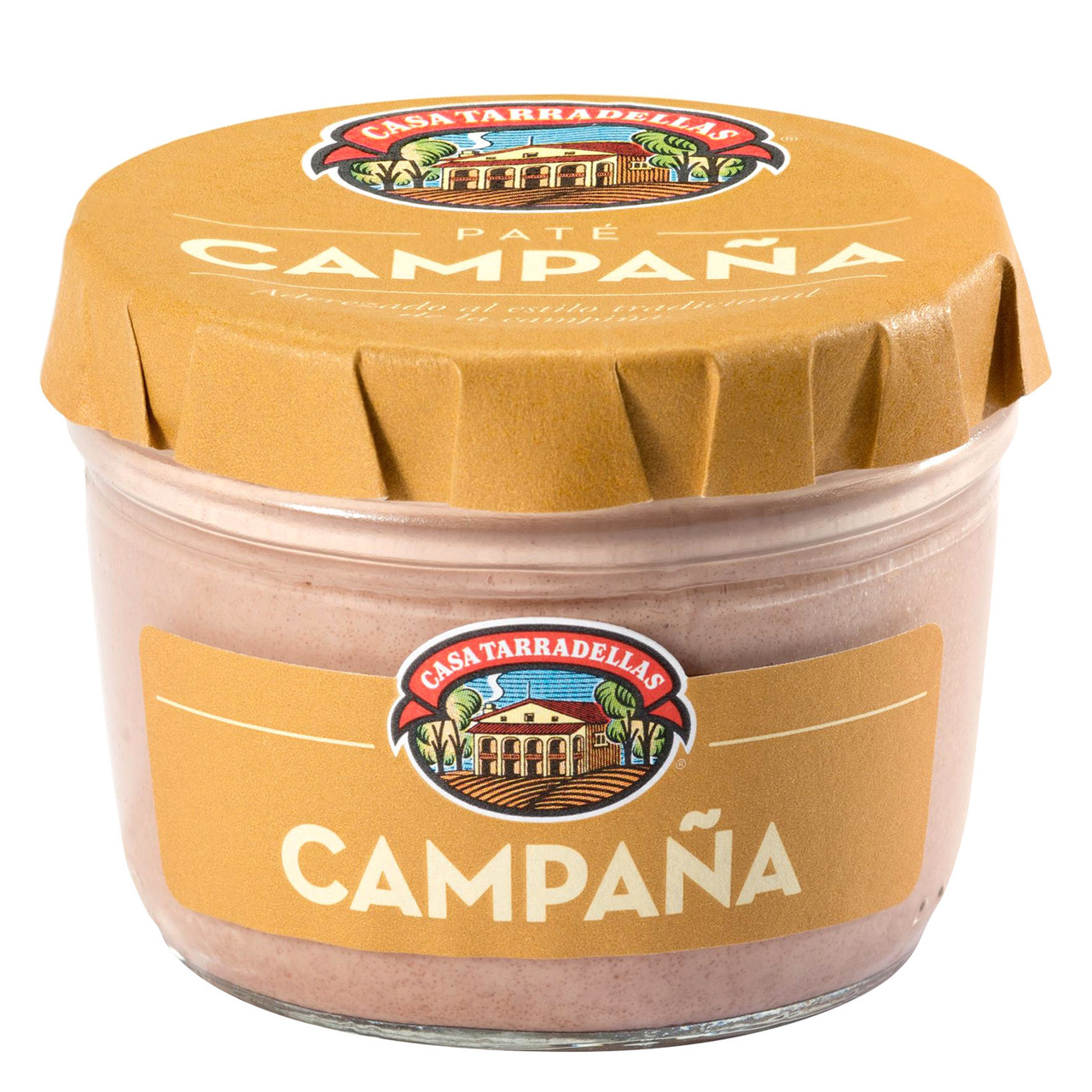 Паштет без глютену зі свинячої печінки Pate Casa Campana Tarradellas 125г Іспанія