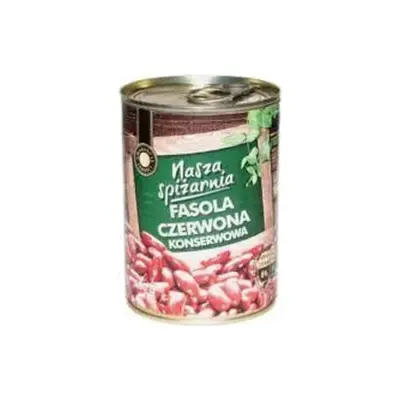 Фасоль красная  Nasza Spizarnia Fasola Czerwona 400 г Польша