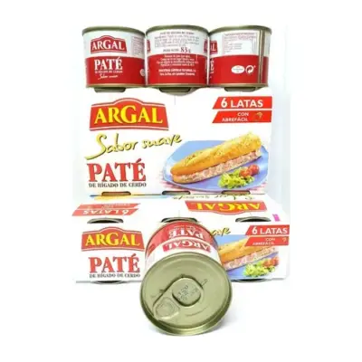 Паштет зі свинячої печінки Argal De Higado de Cerdo (6x83г) 500g Іспанія