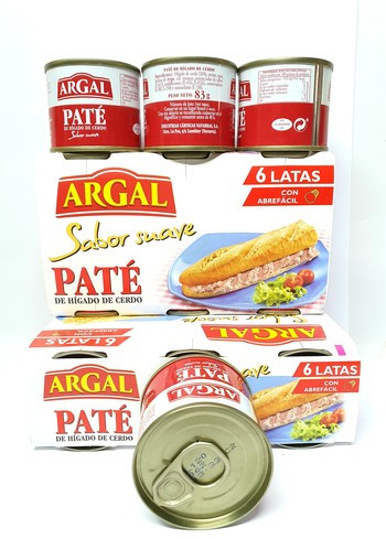 Паштет зі свинячої печінки Argal De Higado de Cerdo (6x83г) 500g Іспанія