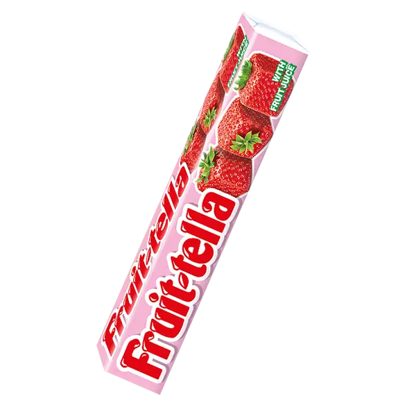 Жувальні цукерки Fruit-tella Полуниця, 41р Польща