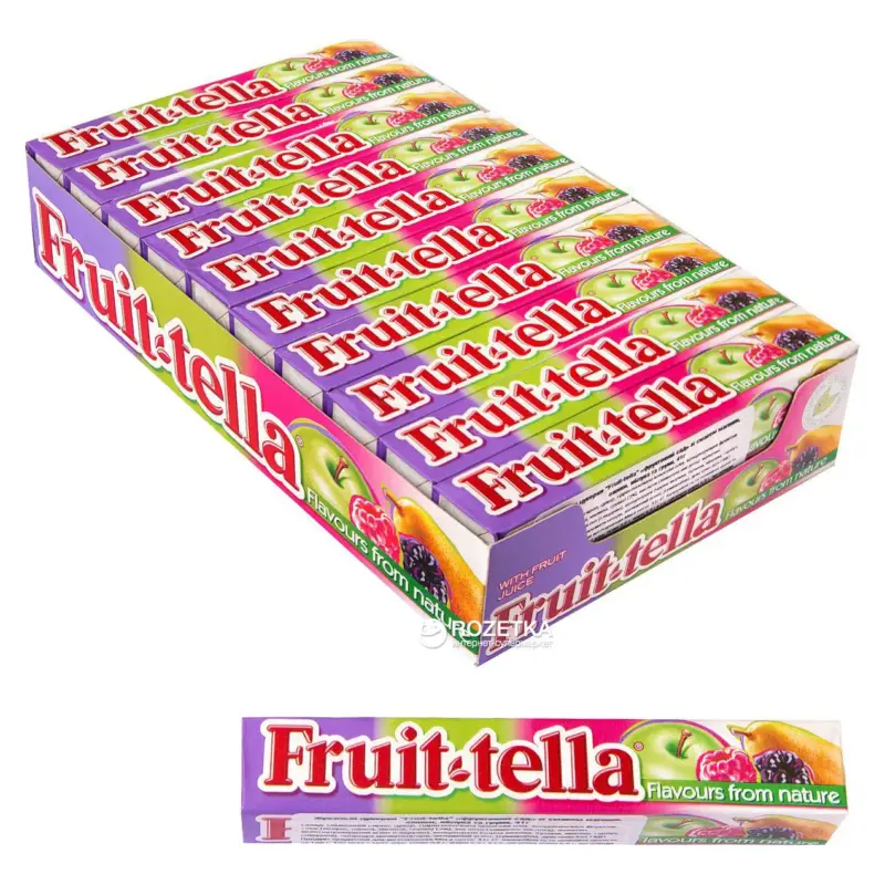 Упаковка жувальних цукерок Fruit-tella Фруктовий сад 41г Польща