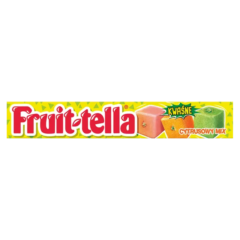 Жувальні цукерки Fruit-tella Цитрусовий мікс, 41р Польща