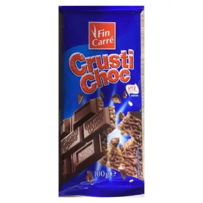 Шоколад молочний із повітряним рисом Fin Carre 100 г Німеччина