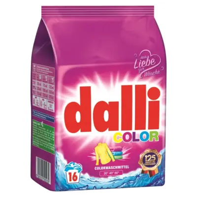 Безфосфатний пральний порошок Dalli Color для кольорової білизни, 1.04 кг (16 прань)