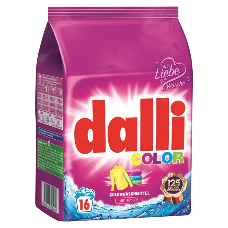 Безфосфатний пральний порошок Dalli Color для кольорової білизни, 1.04 кг (16 прань)