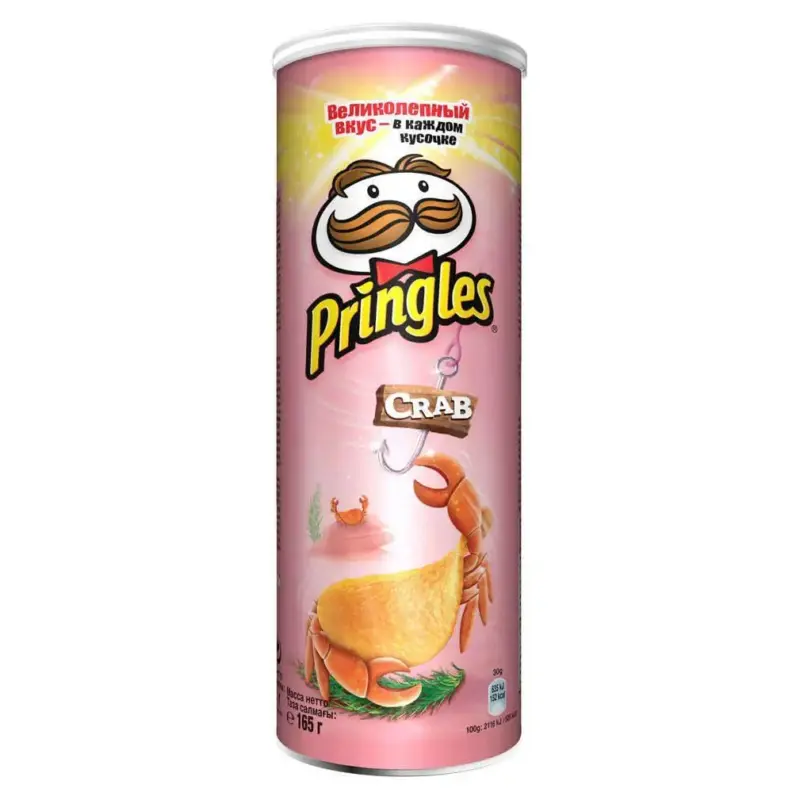 Чипси з крабом Pringles Crab 165 г