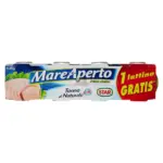 Тунець у власному соку Mare Aperto Natural 320 г (4х80 г) Італія