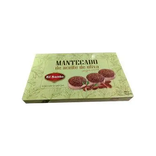 Печиво з мигдальним борошном “El Santo” Mantecado de aceite de oliva 350 г Іспанія