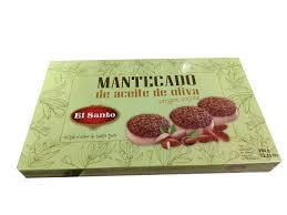 Печиво з мигдальним борошном "El Santo" Mantecado de aceite de oliva 350 г Іспанія