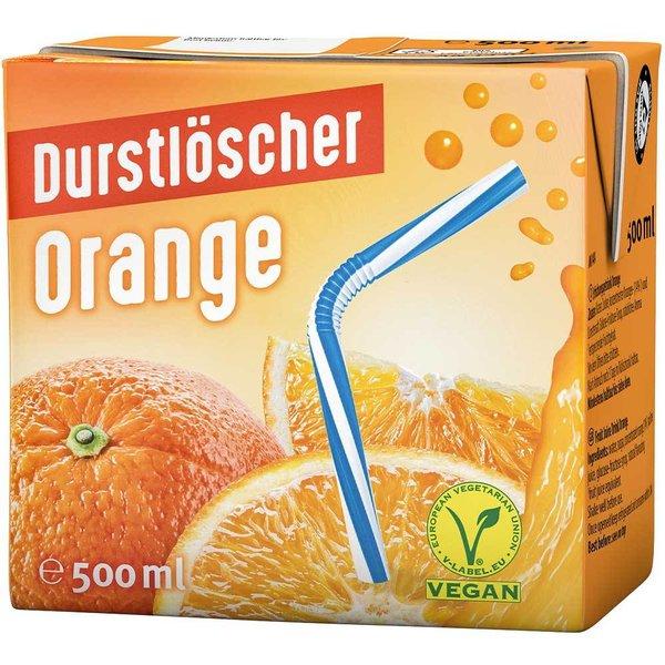 Чай холодний (крижаний) апельсиновий Durstloscher 500 мл з трубочкою Німеччина